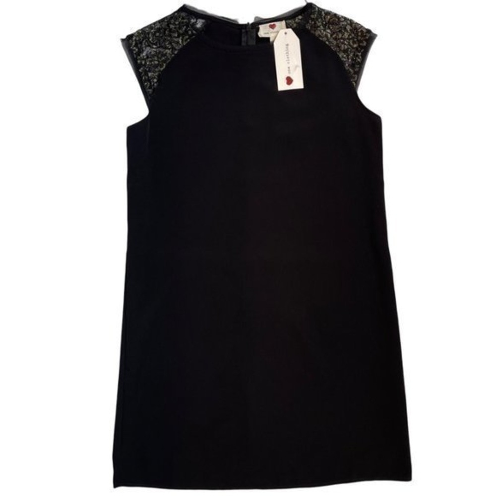NWT One Clothing Slip Dress‎ with Lace Cap Sleeves